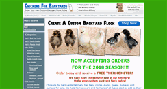 Desktop Screenshot of chickensforbackyards.com